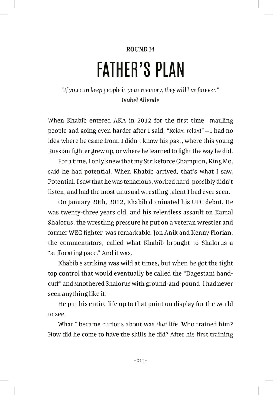 Opening page of Round 14, Father’s Plan