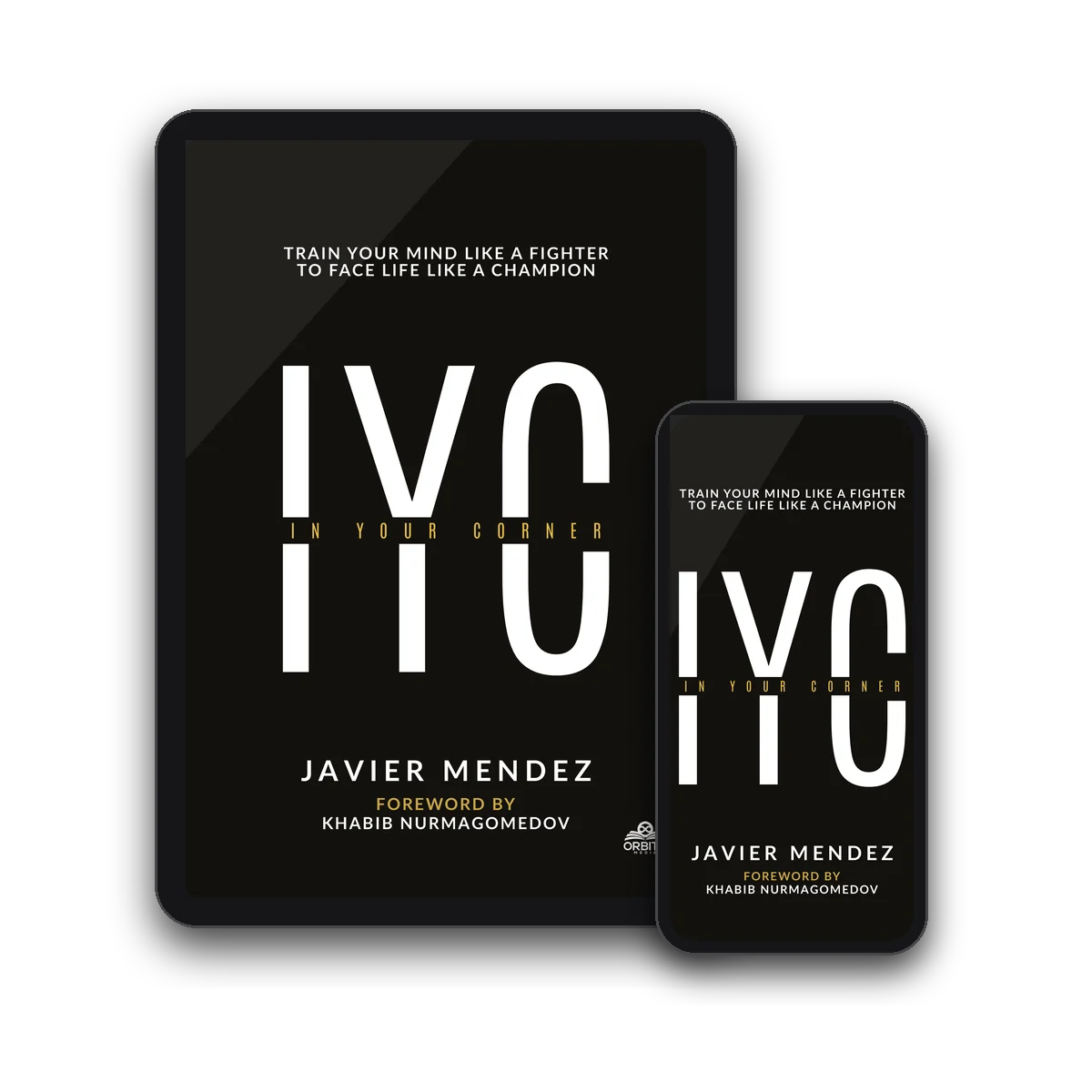 The In Your Corner eBook on a tablet and a phone